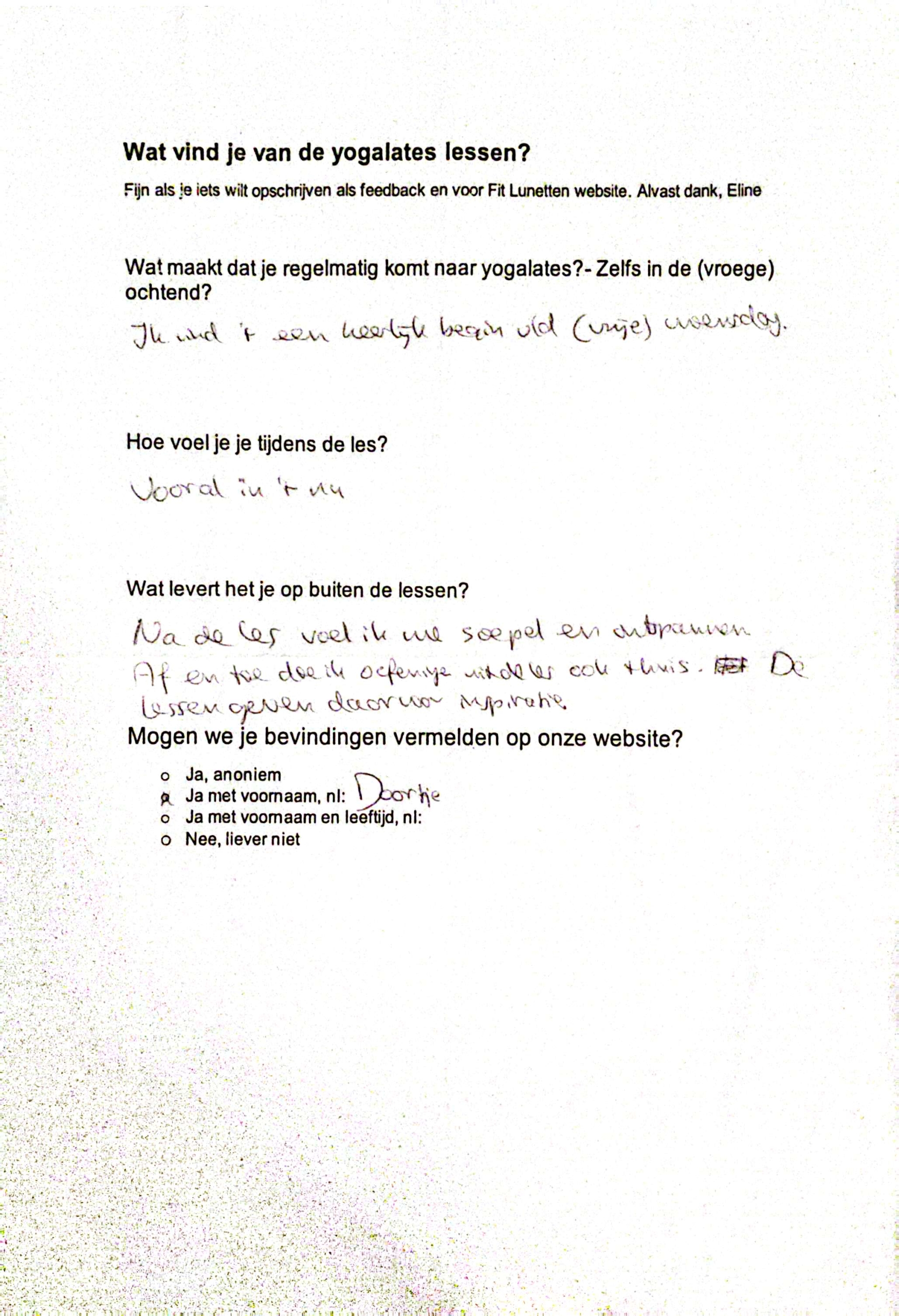 Handgeschreven review 1