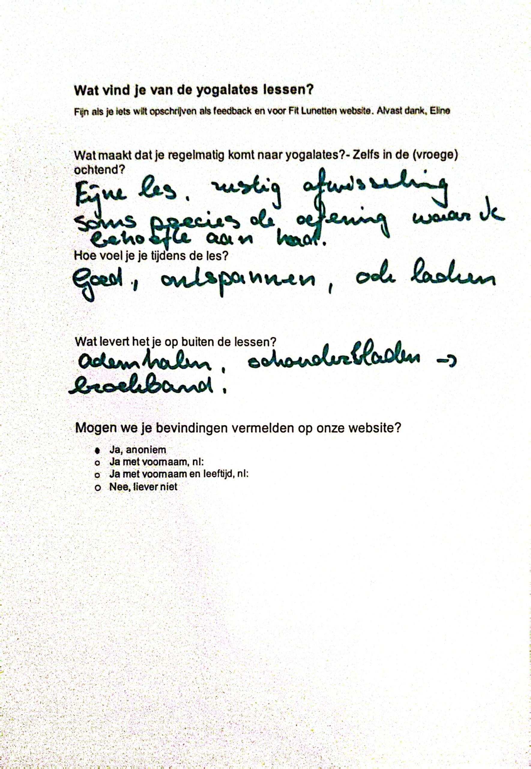 Handgeschreven review 5